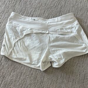 lululemon athletica Women's Athletic White Shorts